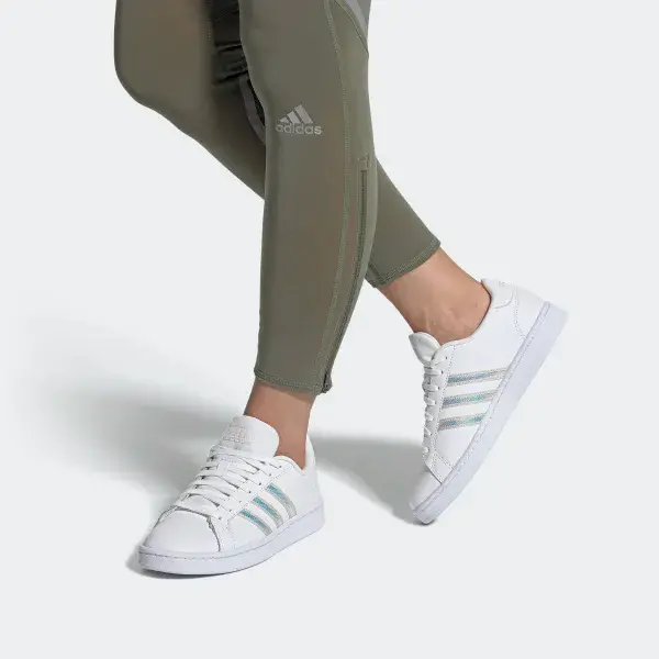 Giày Adidas Grand Court 'White Aluminium' FW3734 - Ảnh 8