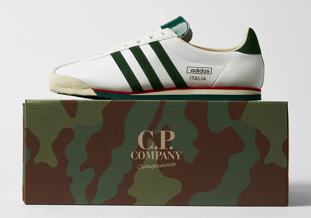Giày Adidas Italia Spezial 'C.P. Company White Green' GV7659 - Ảnh 4