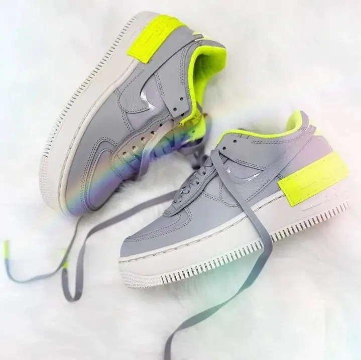 Alternative view of Giày Nike Wmns Air Force 1 Shadow 'Atmosphere Grey' CQ3317-002