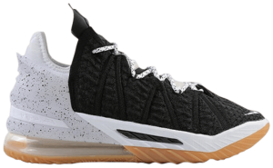 Giày Nike LeBron 18 EP 'Black White Gum' CQ9284-007