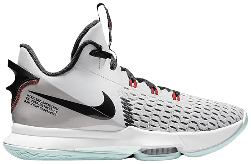 Giày Nike LeBron Witness 5 'Pure Platinum Light Dew' CQ9380-006