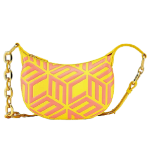 Túi MCM Crescent Hobo in Cubic Logo Leather MWHCSCK01Y3001