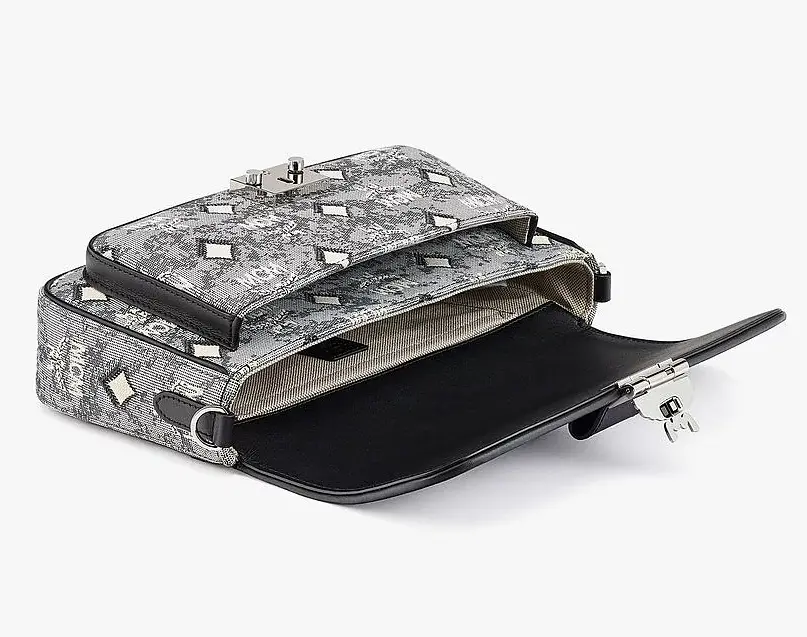 Túi MCM Crossbody Bag in Vintage Jacquard Monogram MWRBATQ03EG001 - Ảnh 3