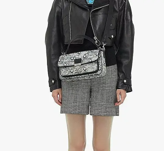 Túi MCM Crossbody Bag in Vintage Jacquard Monogram MWRBATQ03EG001 - Ảnh 5
