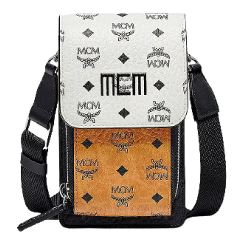 Túi MCM Crossbody Phone Case in Visetos Mix MXEBSVI04WT001