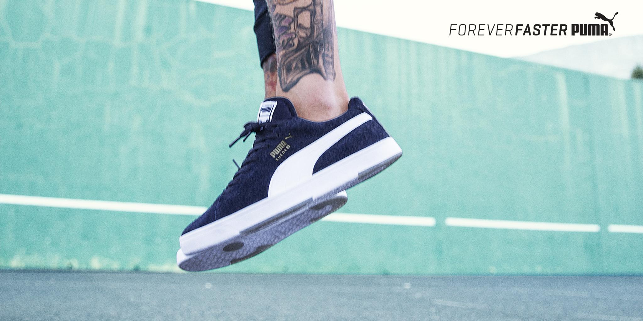 Giày Puma Suede 'Blue White' 356414-28 - Ảnh 2