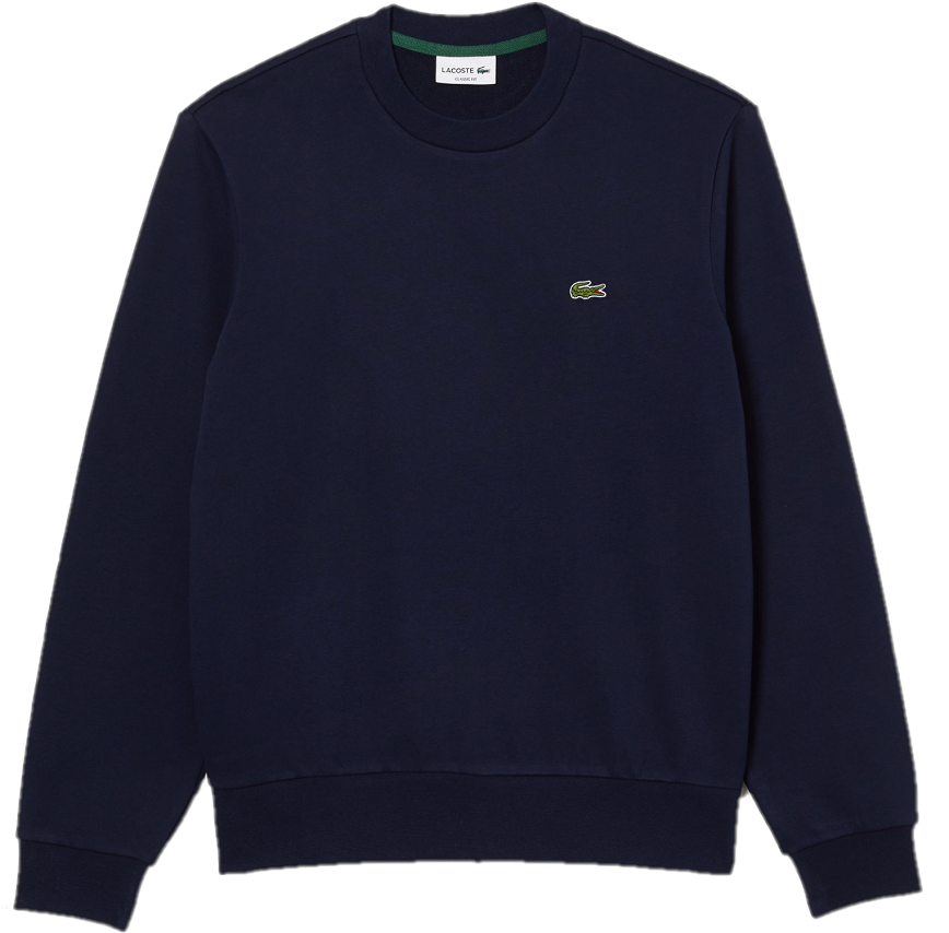 Áo Lacoste Classic Fit Crew Neck Fleece Sweatshirt 'Dark Blue' SH2564-53G-166