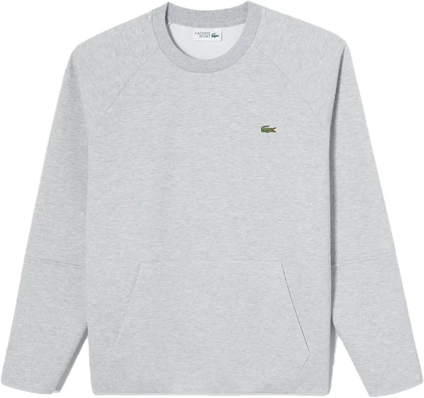 Áo Lacoste Technical Crew Neck Sweatshirt 'Dim Gray' SH762E-53G-CCA