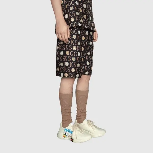 Giày Disney x Gucci Rhyton 'Donald Duck' 646509-DRW00-9522 - Ảnh 5