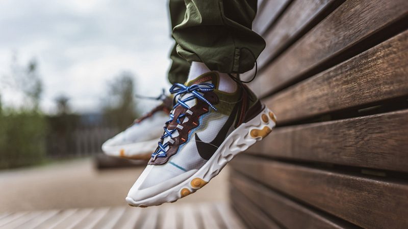 Giày Nike React Element 87 'Moss' AQ1090-300 - Ảnh 4