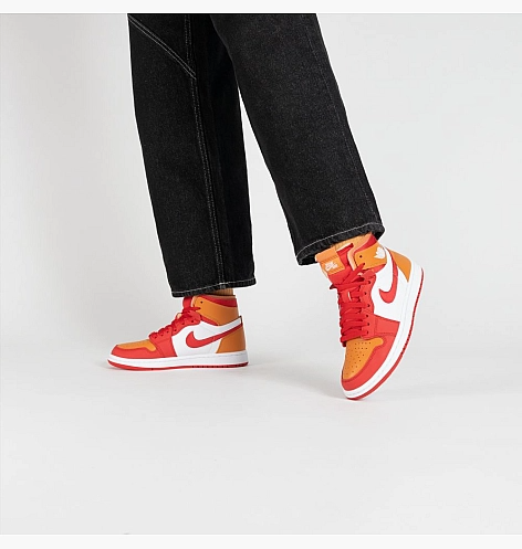 Giày Nike Air Jordan 1 High 'Fire Red Hot Curry' CT0979-603 - Ảnh 3