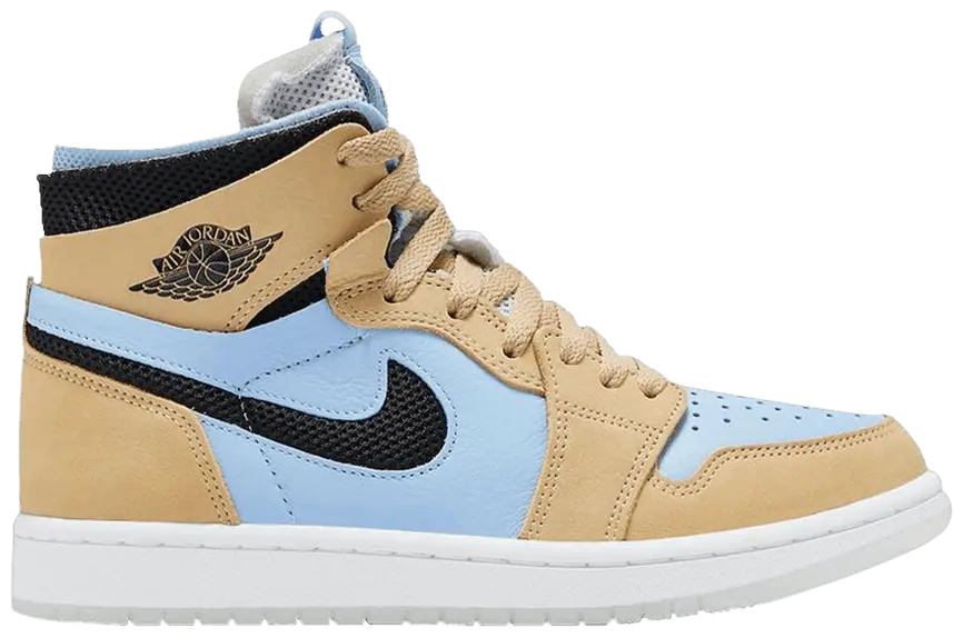 Giày Wmns Air Jordan 1 High Zoom Comfort High 'Psychic Blue Sesame'