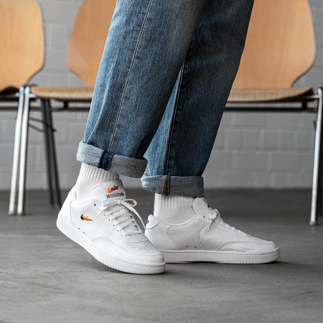 Giày Nike Court Vintage Premium 'White' CT1726-100 - Ảnh 2