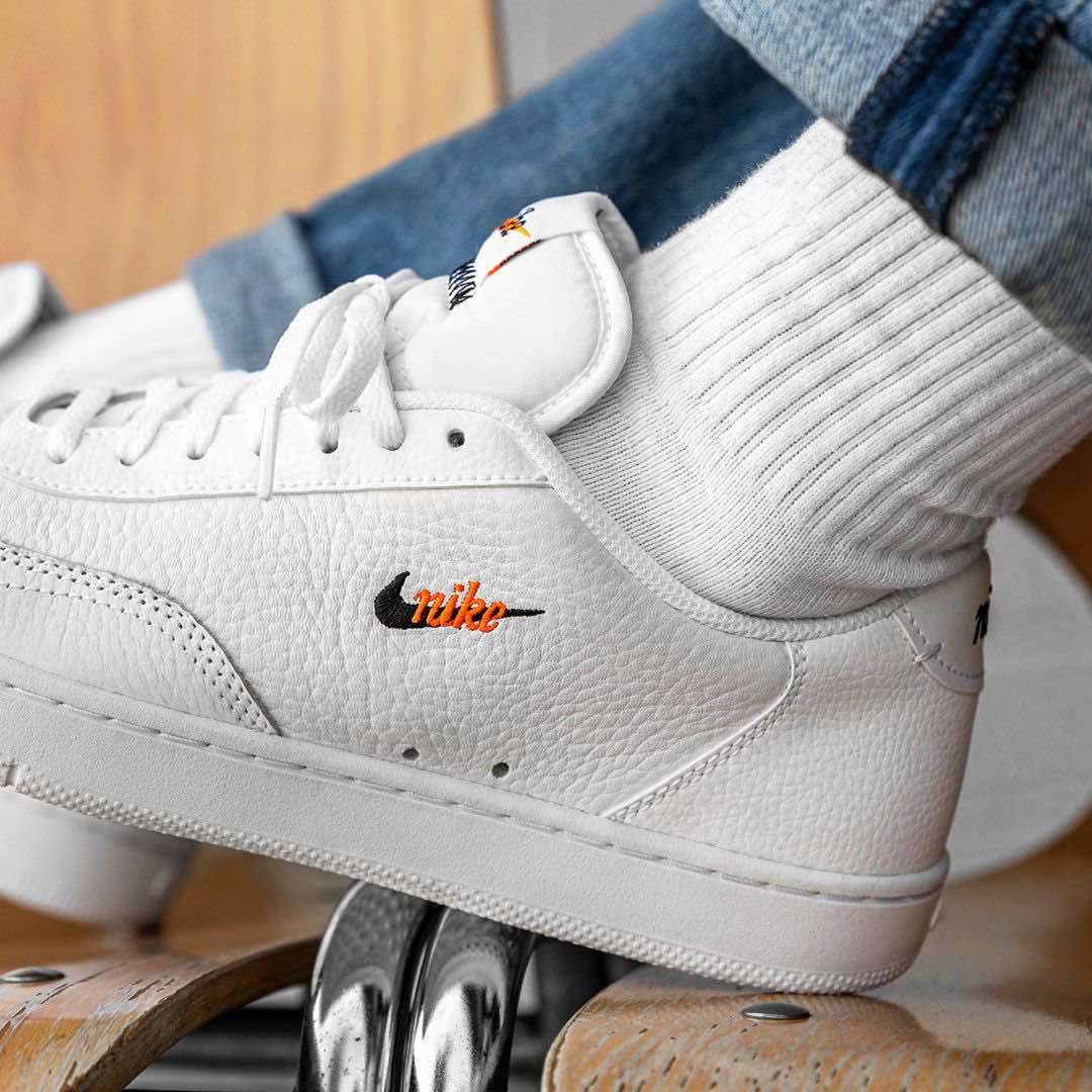 Giày Nike Court Vintage Premium 'White' CT1726-100 - Ảnh 3