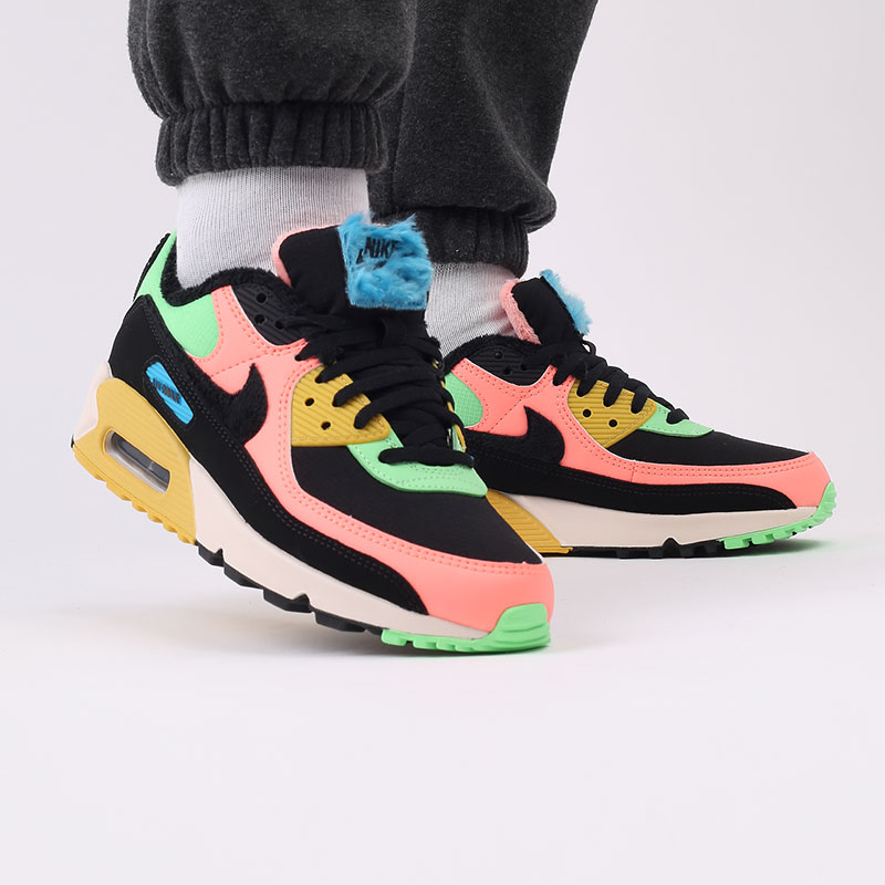 Giày Nike Wmns Air Max 90 'Fur Multi-Color' CT1891-600 - Ảnh 4
