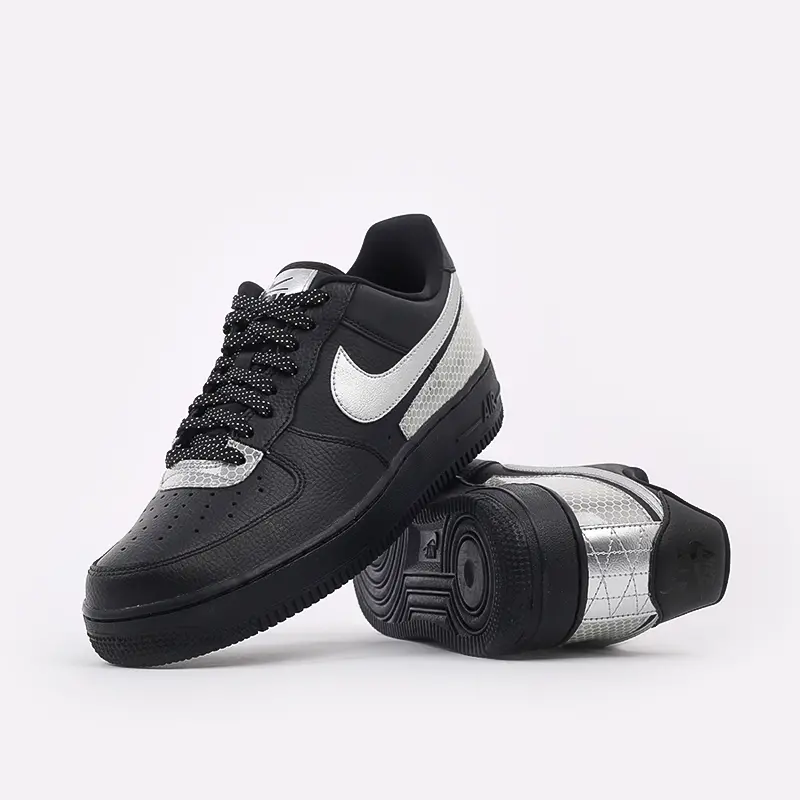 Giày Nike 3M x Air Force 1 '07 LV8 'Black' CT2299-001 - Ảnh 6