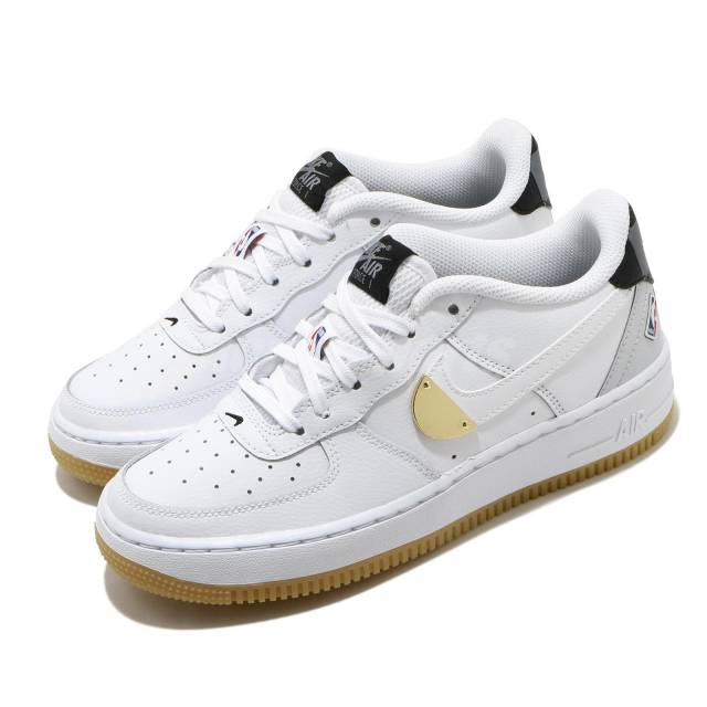 Giày Nike NBA x Air Force 1 LV8 1 HO20 GS 'White' CT3842-100 - Ảnh 4