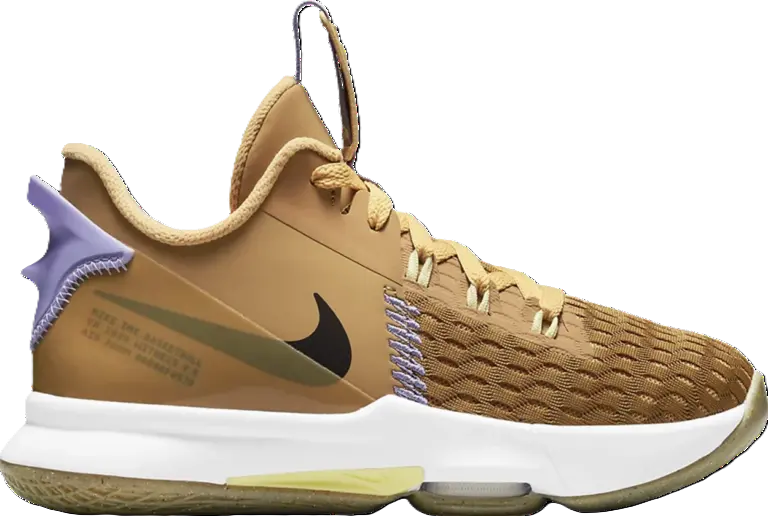 Giày Nike LeBron Witness 5 GS 'Wheat' CT4629-700