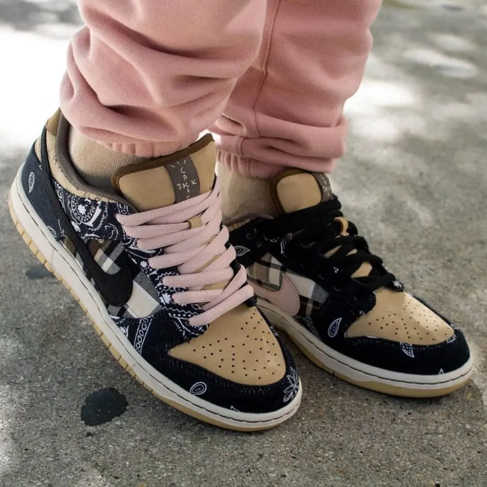 Giày Travis Scott x SB Dunk Low PRM QS 'Cactus Jack - Special Box' CT5053-001 - Ảnh 5