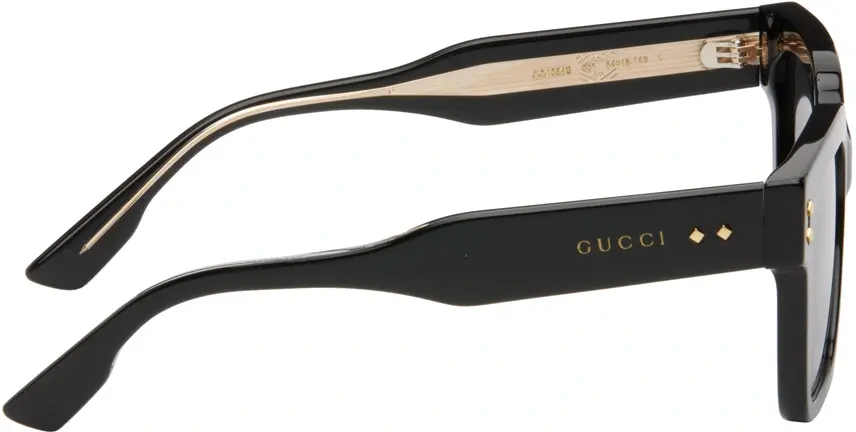 Alternative view of Kính Gucci Rectangular Sunglasses 'Black' GG1084S 001 54