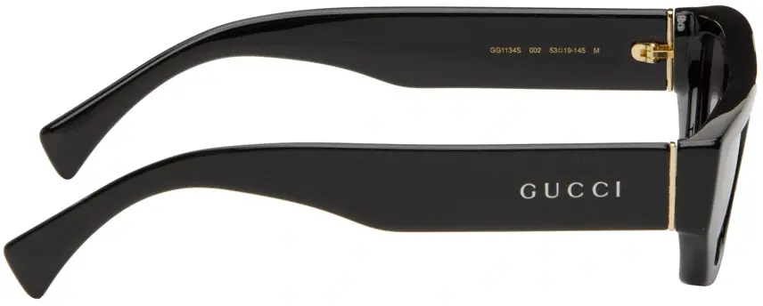 Alternative view of Kính Gucci Rectangular Sunglasses 'Black' GG1134S-002