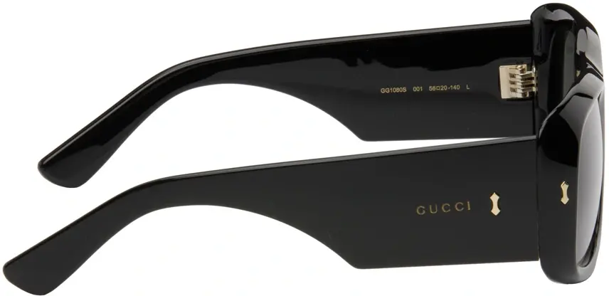Alternative view of Kính Gucci Rectangular Sunglasses 'Black' GG1080S-001-56