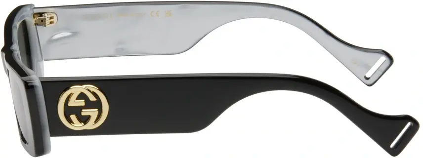 Kính Gucci Rectangular Sunglasses 'Black' GG0516S-001 - Ảnh 3