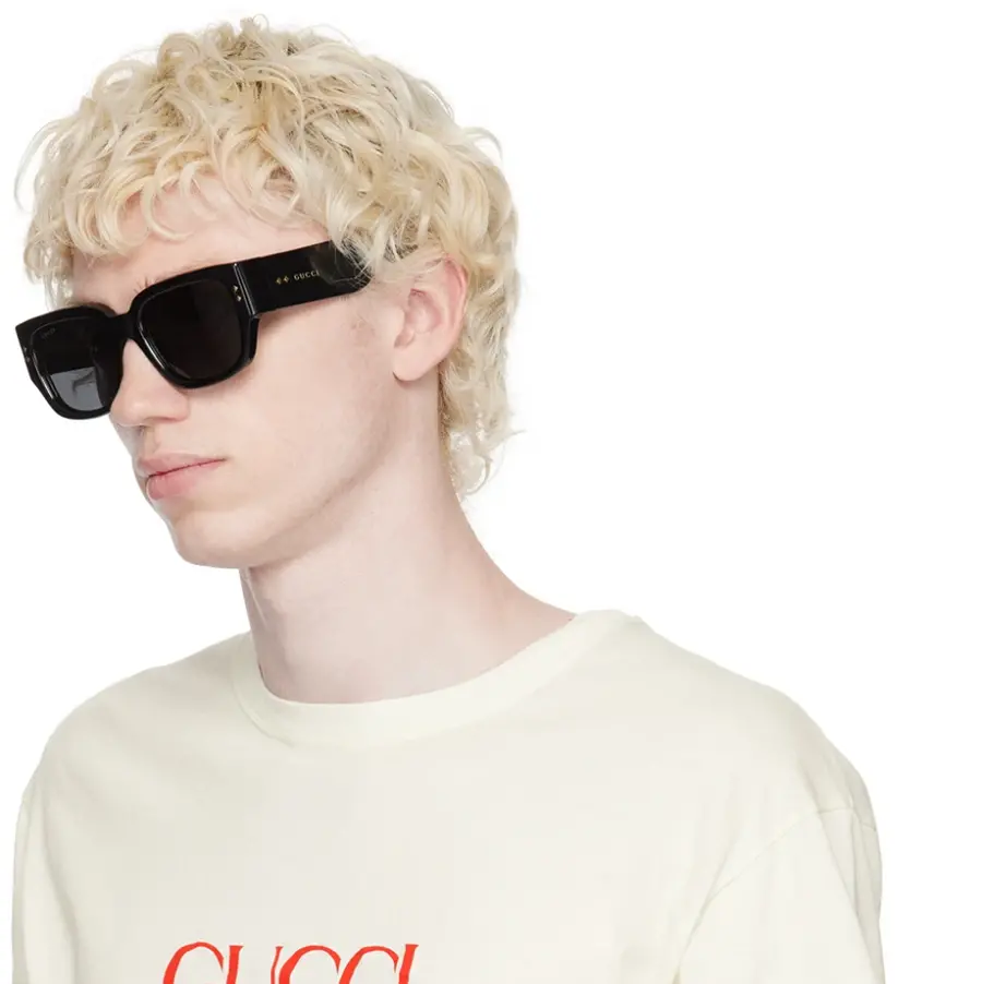Alternative view of Kính Gucci Rectangular Sunglasses 'Black' GG1217S-001
