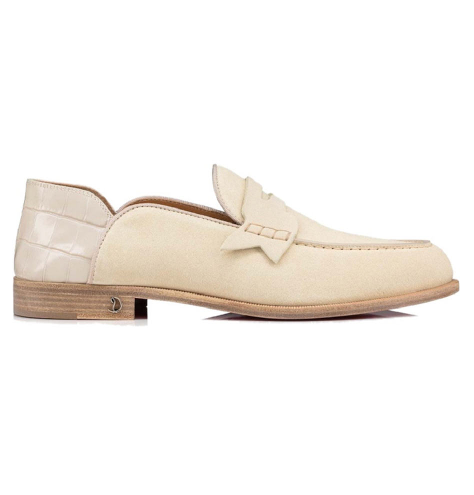 Giày Christian Louboutin Penny No Back 'Panna Cotta' 3220327W474