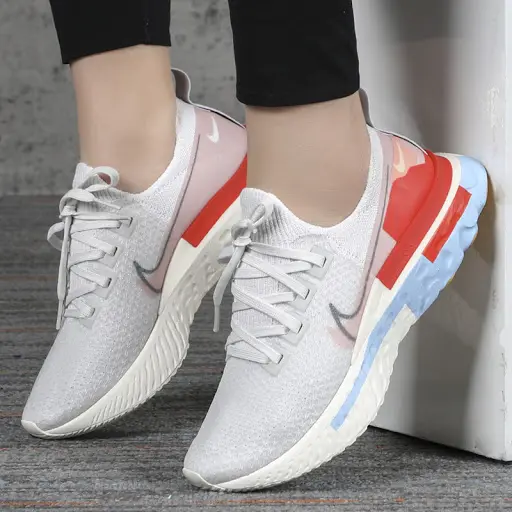 Giày Nike Wmns React Infinity Run Flyknit 'Psychic Blue Coral' CU0430-001 - Ảnh 4
