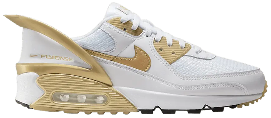 Giày Nike Air Max 90 Flyease 'White Gold' CU0814-100