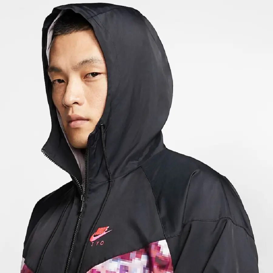 Alternative view of Áo Nike Tokyo Floaral Woven Jacket Black CU4032-016