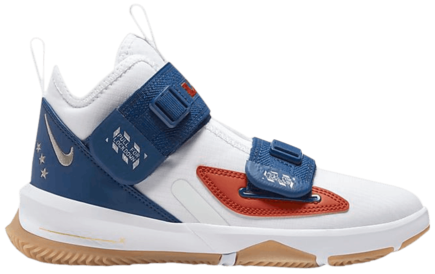 Giày Nike LeBron Soldier 13 LA GS 'White Coastal Blue' CU4133-124