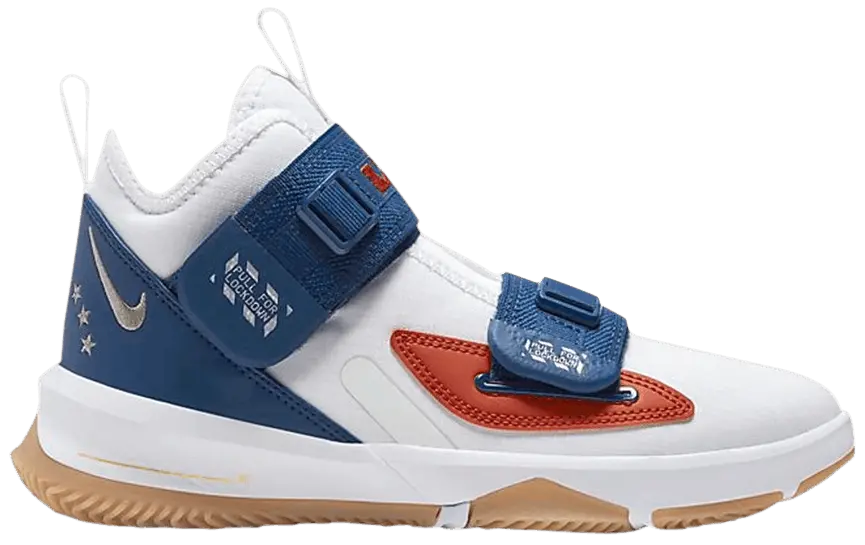 Giày Nike LeBron Soldier 13 LA GS 'White Coastal Blue' CU4133-124