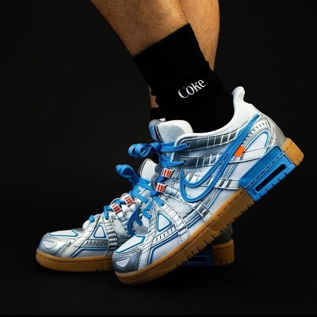 Giày Off-White x Nike Air Rubber Dunk 'University Blue' CU6015-100 - Ảnh 2