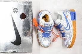 Giày Off-White x Nike Air Rubber Dunk 'University Blue' CU6015-100 - Ảnh 4