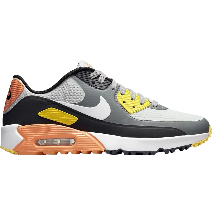 Giày Nike Air Max 90 Golf 'Smoke Grey Black Orange' CU9978-012