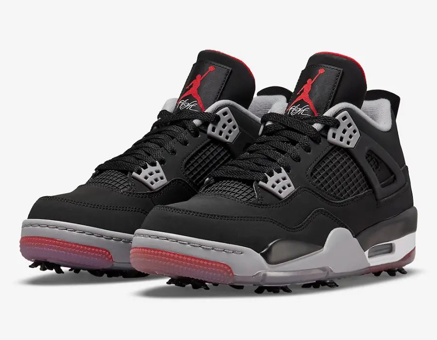 Alternative view of Giày Nike Air Jordan 4 Retro Golf 'Bred' CU9981-002