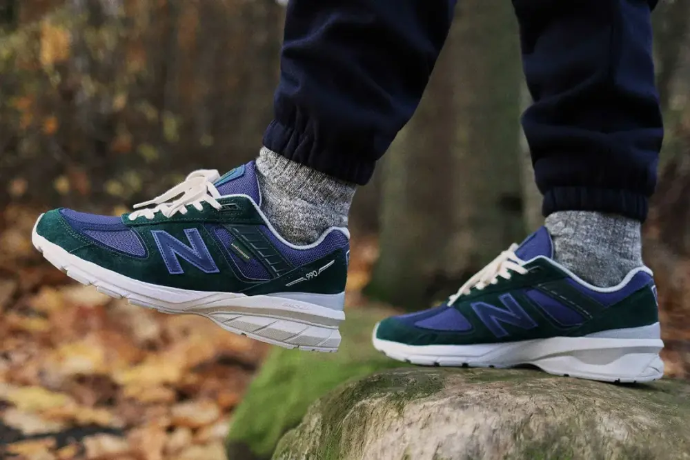 Giày New Balance Aimé Leon Dore ‘Forest Green’ M990AL5 - Ảnh 6