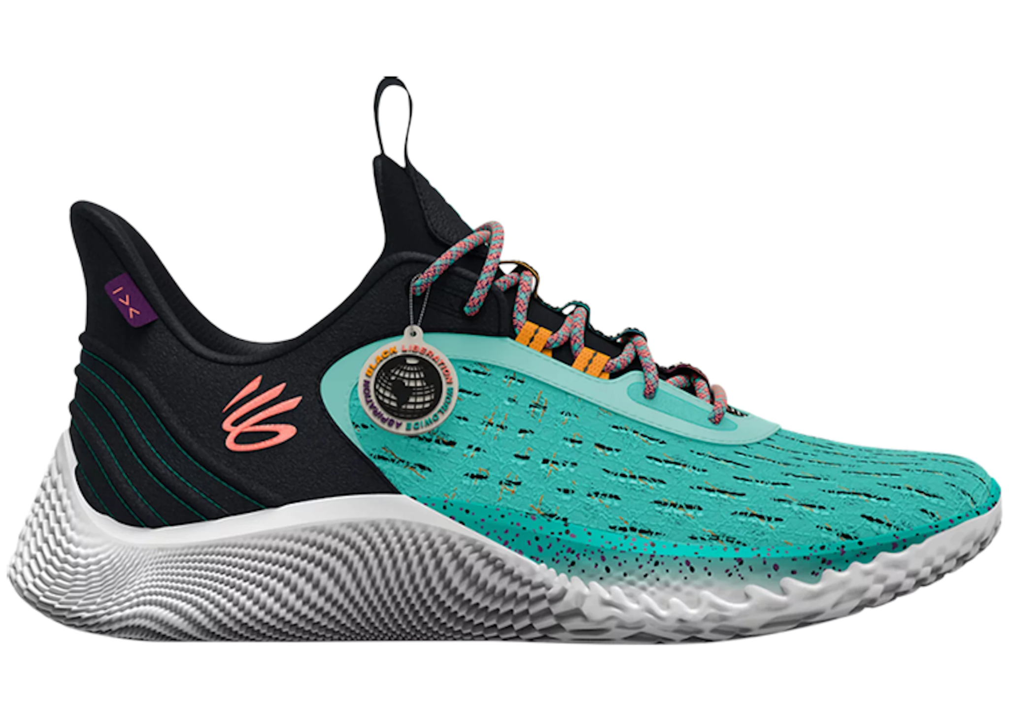 Giày Under Armour Curry Flow 9 'Black History Month' 3025729-305
