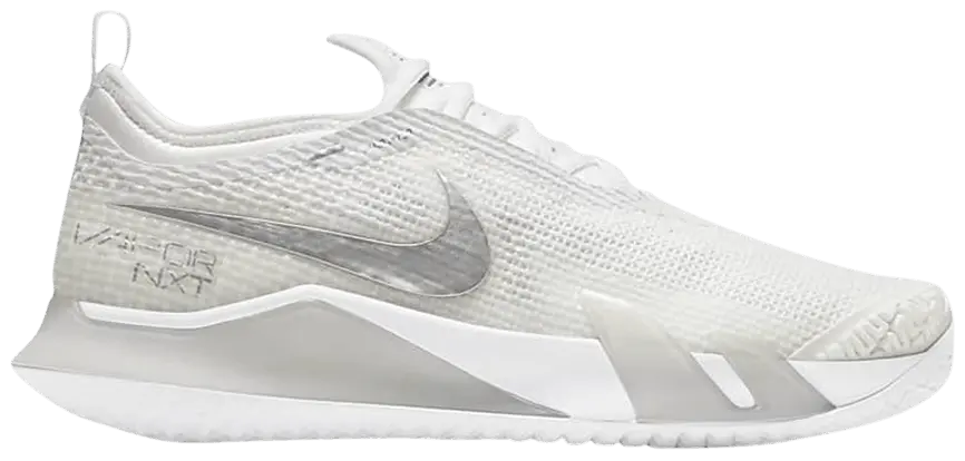 Giày Tennis Nike Court React Vapor 'Metallic Silver' CV0742-100