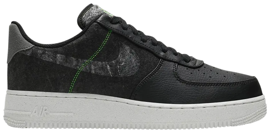 Giày Nike Air Force 1 '07 LV8 'Recycled Wool Pack - Black Electric Green'