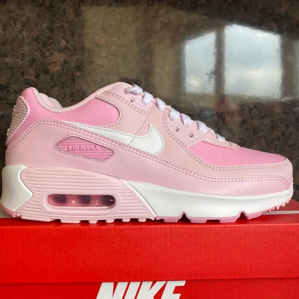 Giày Nike Air Max 90 GS 'Pink Foam' CV9648-600 - Ảnh 5