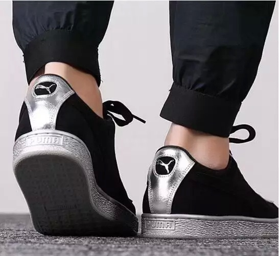 Giày Puma Suede Classic Metallic 'Black Grey' 367397-03 - Ảnh 3