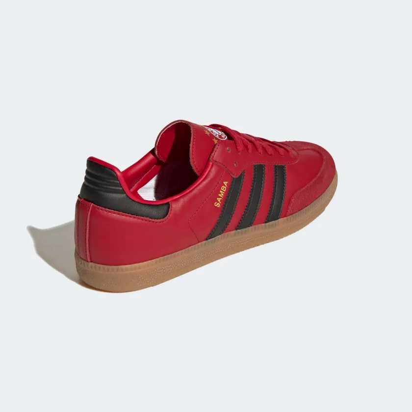 Giày Adidas FC Bayern Munich x Samba Team 'Power Red Black' HQ7031 - Ảnh 3