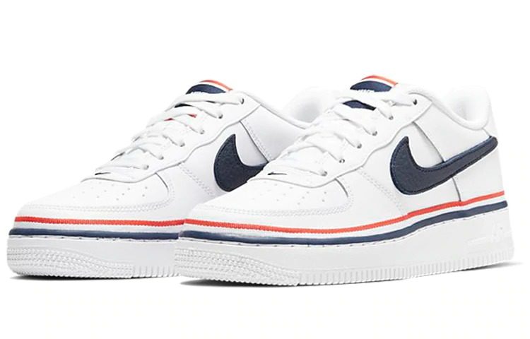 Giày Nike Air Force 1 LV8 1 GS 'White Concord' CW0984-100 - Ảnh 2