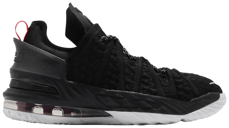 Giày Nike LeBron 18 GS 'Black University Red' CW2760-001