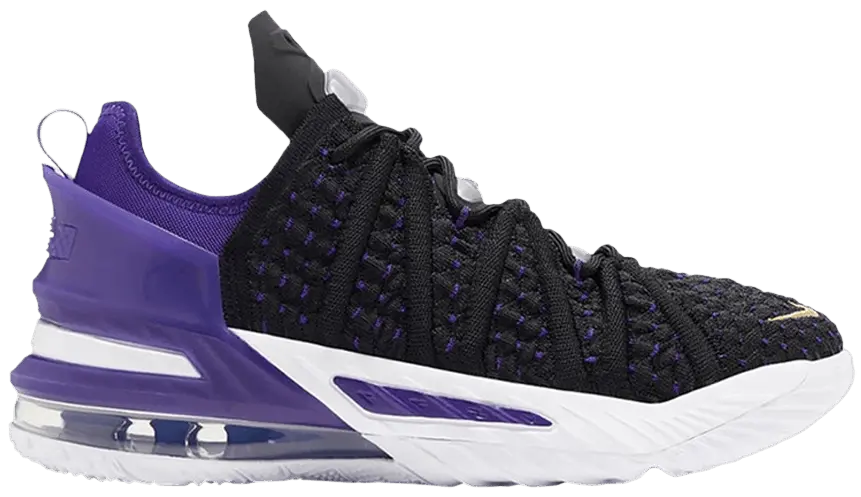 Giày Nike LeBron 18 GS 'Lakers' CW2760-004