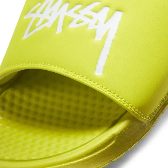 Alternative view of Dép Nike Stussy x Benassi 'Bright Cactus' CW2787-300