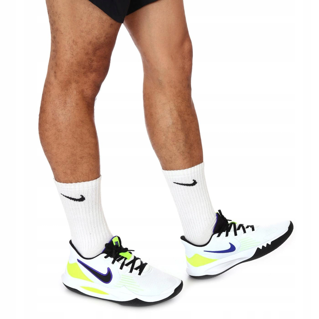 Giày Nike Precision 5 'White Barely Volt' CW3403-100 - Ảnh 4